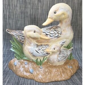 Cast Iron Painted Door Stop Stay Three Ducks Farm Farmhouse Kitchen Decor Heavy